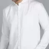 fabric white shirt